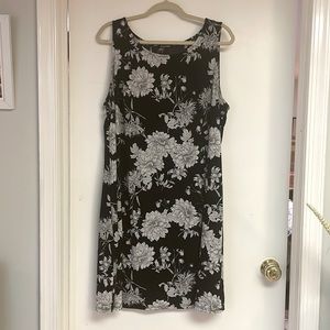 Rod & Ali black and white floral dress